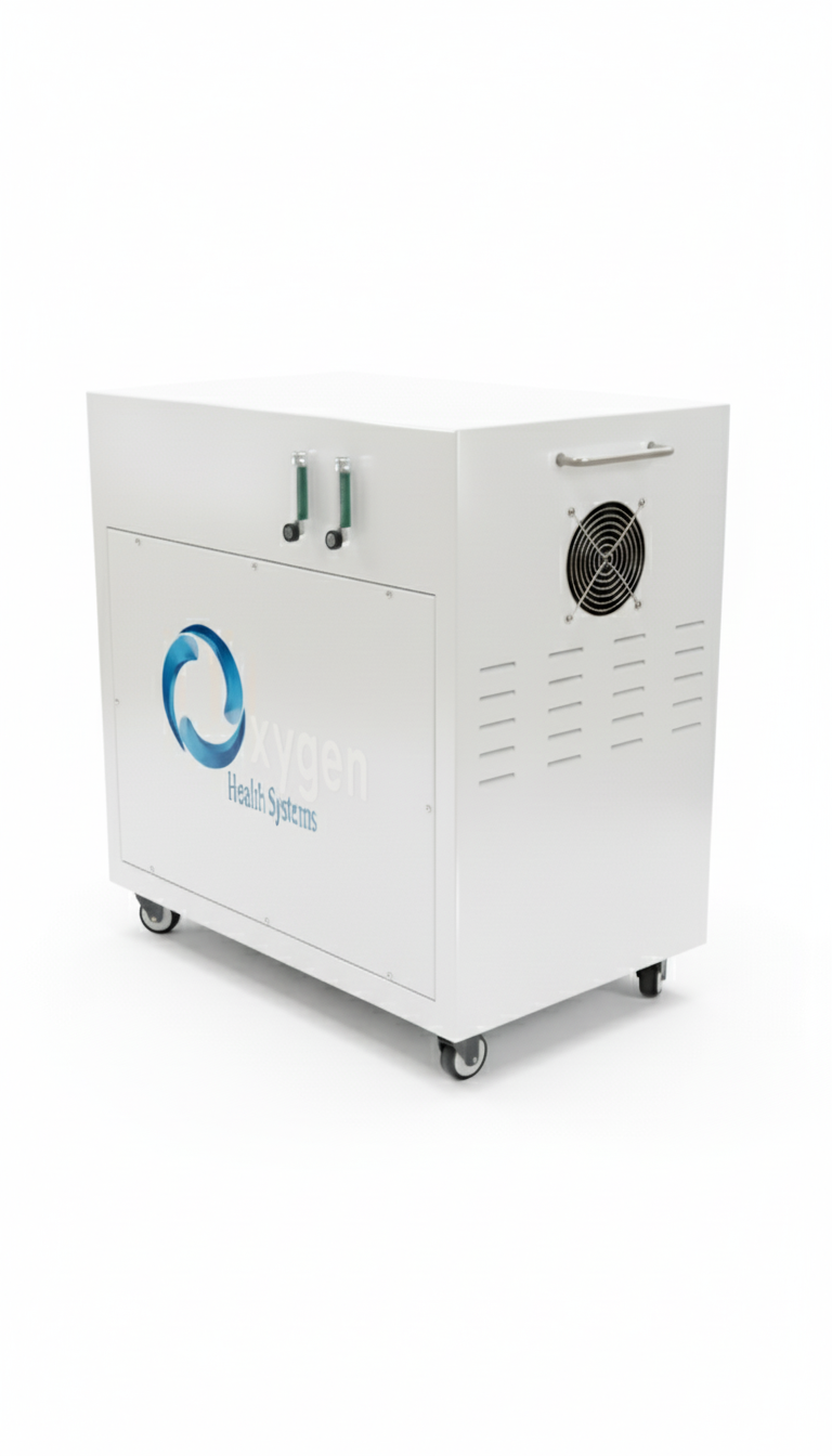 Dedicated 20 LPM portable oxygen generator that powers the BIBS delivery system