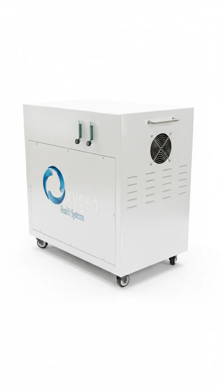 Dedicated 20 LPM portable oxygen generator that powers the BIBS delivery system